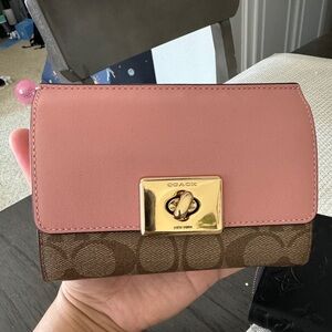 Pink coach wallet